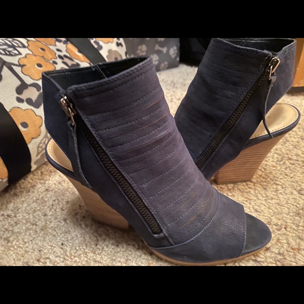 Vince Camuto Open Toe Booties - image 1